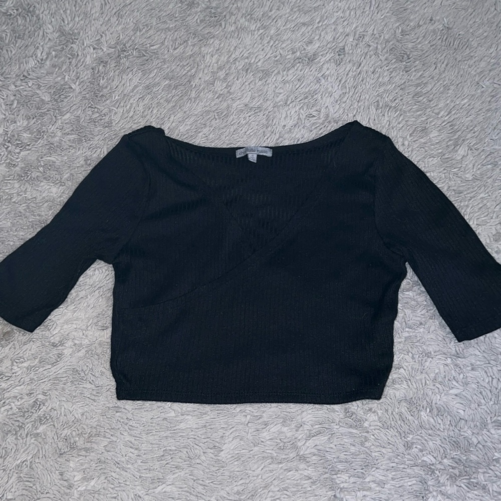 Black Crop Top